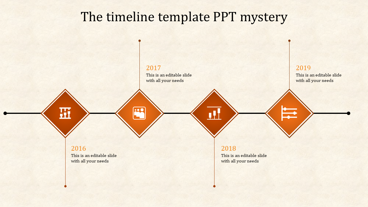 Elegant Timeline PowerPoint and Google Slides Themes
